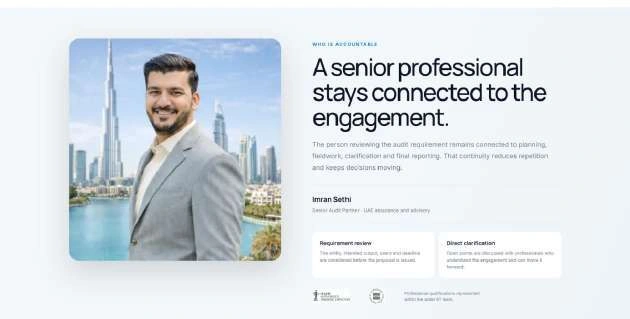 Professional credentials and engagement guidance.